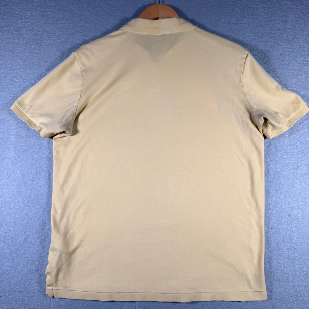 Polo‎ Ralph Lauren Mens Classic Fit Short Sleeve Cotton Polo Shirt Yellow Size M